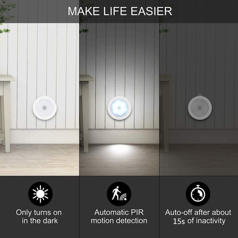 TIMNAMY™ Motion Sensor Lights【Wireless, motion-activated lighting. Perfect for hallways, closets, stairs. Designed for convenience and safety】