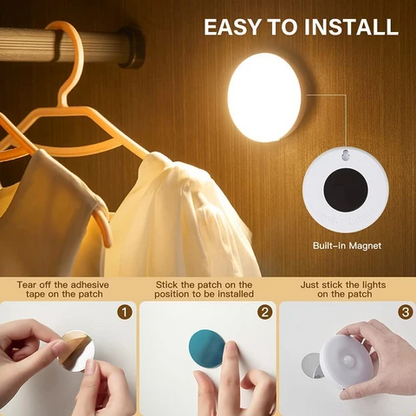 TIMNAMY™ Motion Sensor Lights【Wireless, motion-activated lighting. Perfect for hallways, closets, stairs. Designed for convenience and safety】