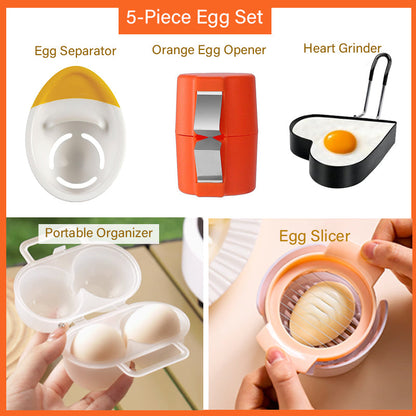 Egg shell Opener, Eggshell Cracker for Eggs, Stainless Steel Egg Peeler, Handheld Egg Seperator Tool, Quick Egg Breaker for Kitchen-🇺🇸 Made in the USA
