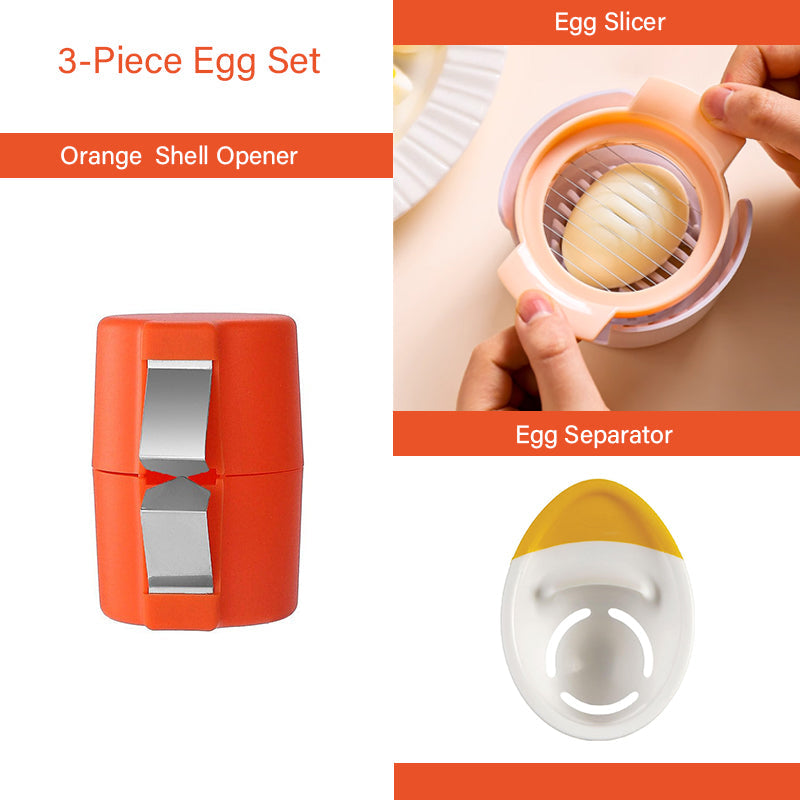 Egg shell Opener, Eggshell Cracker for Eggs, Stainless Steel Egg Peeler, Handheld Egg Seperator Tool, Quick Egg Breaker for Kitchen-🇺🇸 Made in the USA