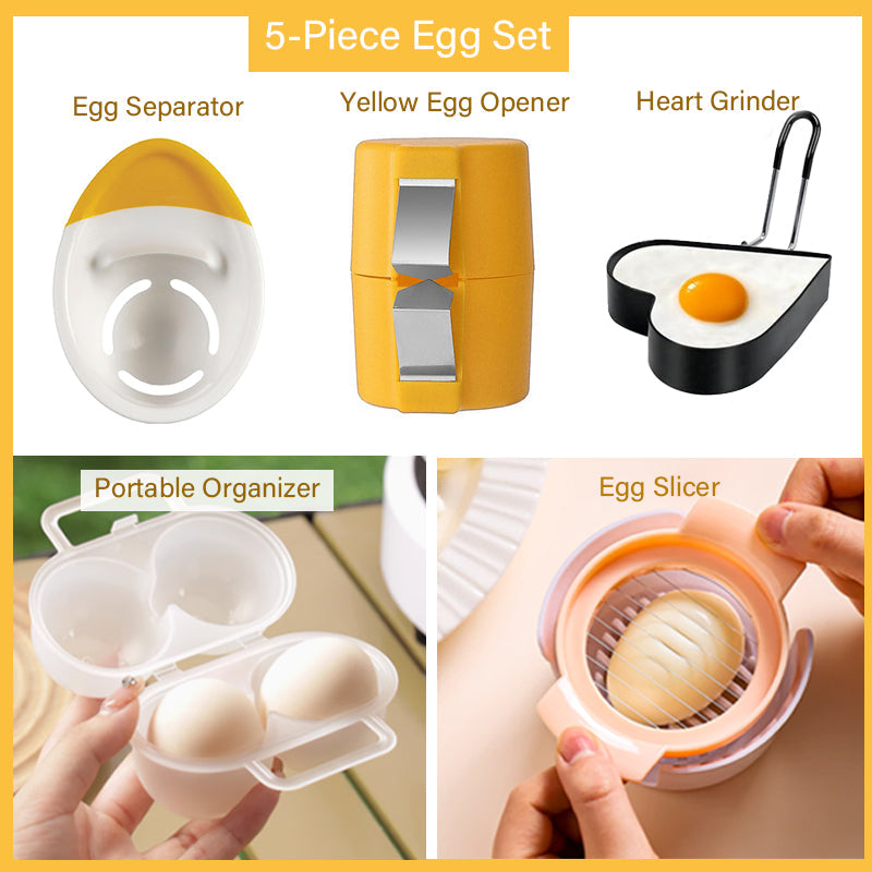 Egg shell Opener, Eggshell Cracker for Eggs, Stainless Steel Egg Peeler, Handheld Egg Seperator Tool, Quick Egg Breaker for Kitchen-🇺🇸 Made in the USA