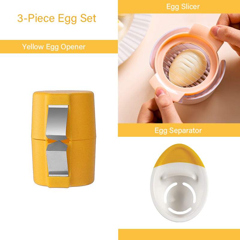 Egg shell Opener, Eggshell Cracker for Eggs, Stainless Steel Egg Peeler, Handheld Egg Seperator Tool, Quick Egg Breaker for Kitchen-🇺🇸 Made in the USA