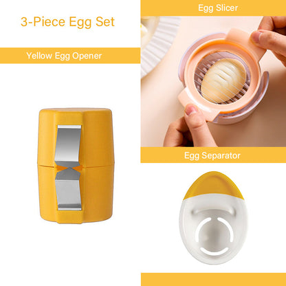 Egg shell Opener, Eggshell Cracker for Eggs, Stainless Steel Egg Peeler, Handheld Egg Seperator Tool, Quick Egg Breaker for Kitchen-🇺🇸 Made in the USA